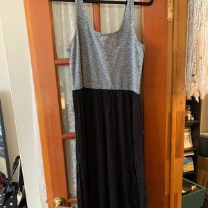 Jersey & Chiffon Maxi Dress from LOFT